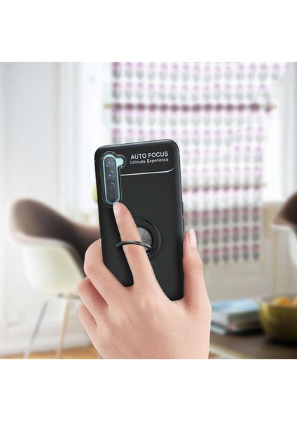Oppo Reno 3 Kılıf Metal Yüzüklü Standlı Yumuşak Ravel Silikon Kapak fırsatları