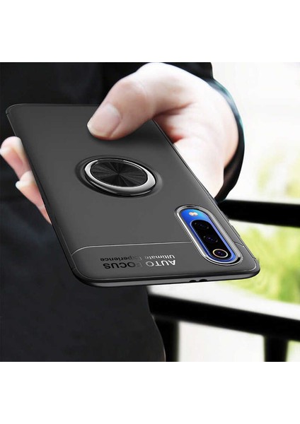 Xiaomi Mi 9 Lite Kılıf Metal Yüzüklü Standlı Yumuşak Ravel Silikon Kapak fiyatları