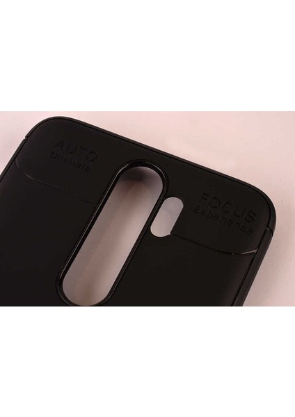Xiaomi Redmi Note 8 Pro Kılıf Metal Yüzüklü Standlı Yumuşak Ravel Silikon Kapak