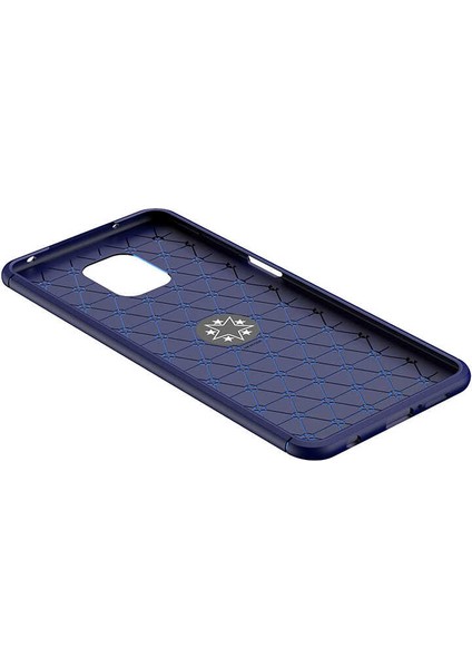 Xiaomi Redmi Note 9 Pro Kılıf Metal Yüzüklü Standlı Yumuşak Ravel Silikon Kapak