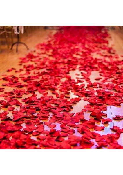 Sevgiliye Hediye 500 Adet Kuru Gül Yaprağı, Romantik Süsleme Gül Yaprakları 1 Paket