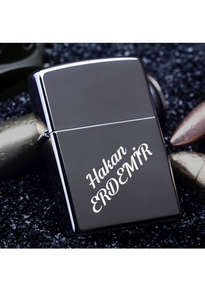 Babaya Eşe Sevgiliye Isme Özel Hediyelik Babaya Hediye Çakmak Isimli Çakmak