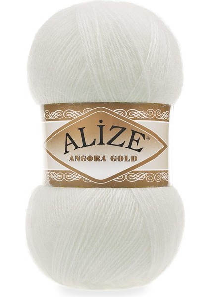 Angora Gold Şeker Beyaz El Örgü Ipliği