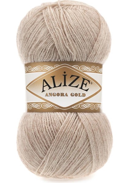 Angora Gold Bej El Örgü Ipliği