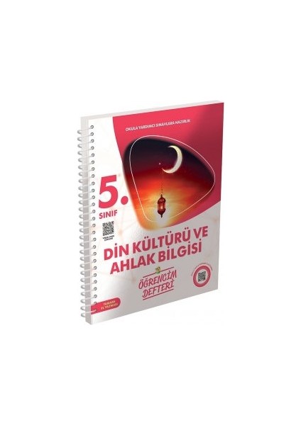 5.Sınıf Din Kültürü Öğrencim Defteri