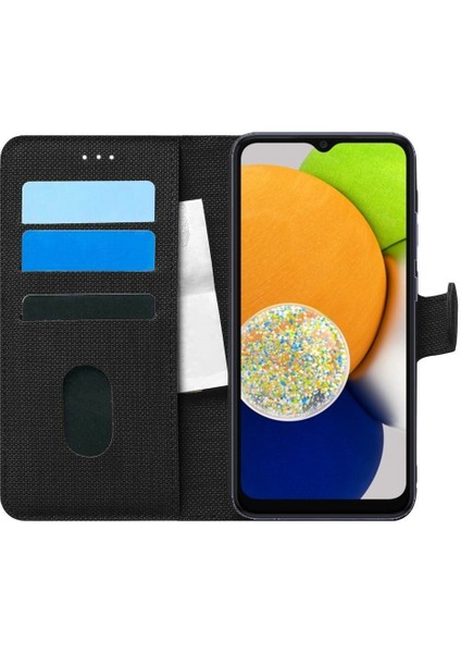 Samsung Galaxy A03 Kılıf Standlı Kartlıklı Cüzdan