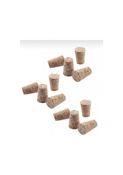 Mantar Şişe Tıpası 12 Adet, Mantar Şişe Kapağı, Şişe Tıpası