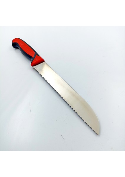 Çift Renk Plastik Saplı Ekmek Bıçağı