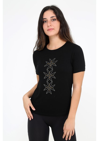 Taş Detaylı Kısa Kol Bluz fırsatları