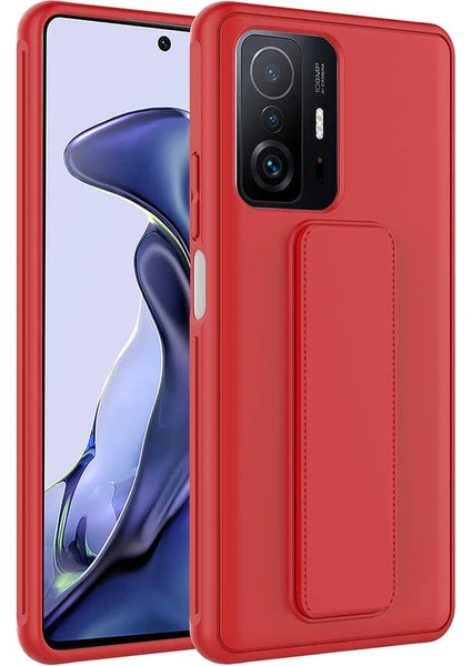 Xiaomi Mi 11T 5g Kılıf Zore Qstand Katlanabilir Standlı Kılıf