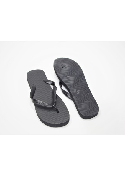 Erkek Terlik Parmak Arası Meridyendukkan Plaj Terliği Siyah Kaymaz Taban Olaıan Siyah indirimleri