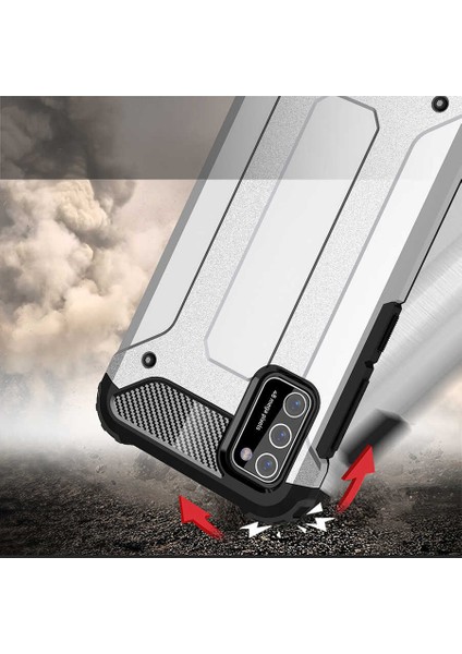 Galaxy A02S Kılıf Çift Katmanlı Tank Silikon Kapak indirimleri