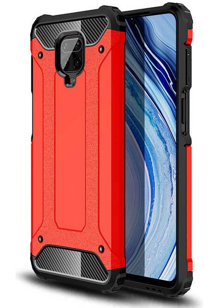 Xiaomi Redmi Note 9 Pro Kılıf Çift Katmanlı Tank Silikon Kapak