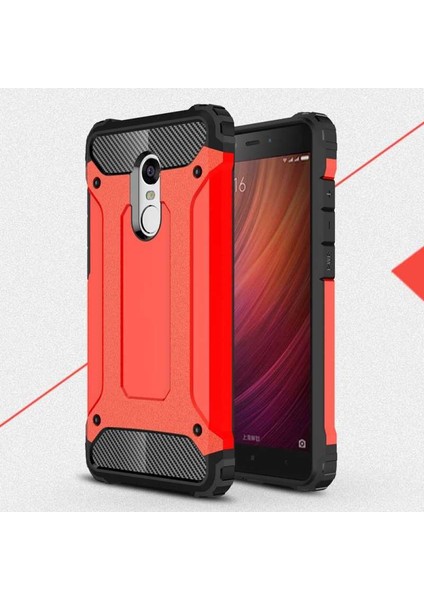 Xiaomi Redmi Note 4 Kılıf Çift Katmanlı Tank Silikon Kapak