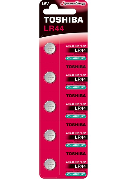 LR44 Alkalin Pil 5li