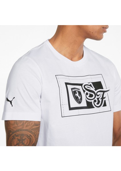 Scuderıa Ferrarı Race Grafikli Erkek T-Shirt