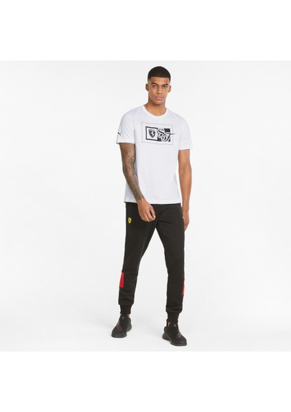 Scuderıa Ferrarı Race Grafikli Erkek T-Shirt