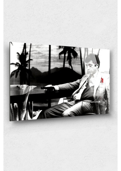 Godfather Cam Tablo, Film Tablo, Aktör Tablo, Duvar Dekor, Büyük Tablo, Cam Duvar Tablo