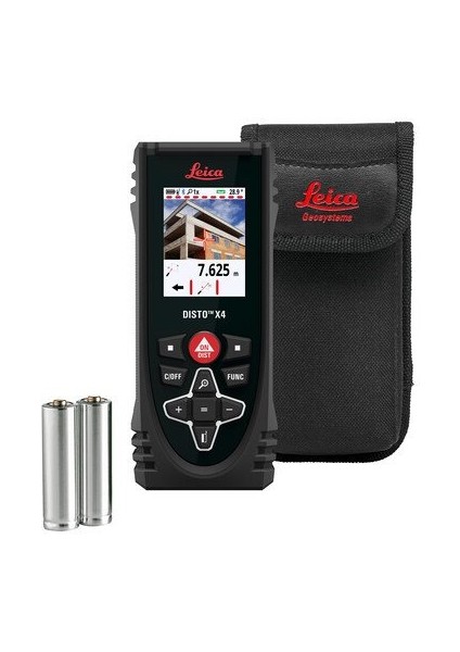 Leıca Dısto X4 P2P Bluetooth ve Kameralı Lazer Metre (150 Metre)