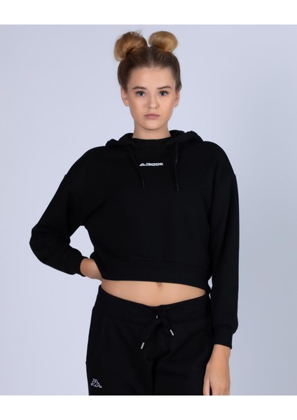 Logo 365 Dıgı Siyah Kadın Sweatshirt 341H3LW-005
