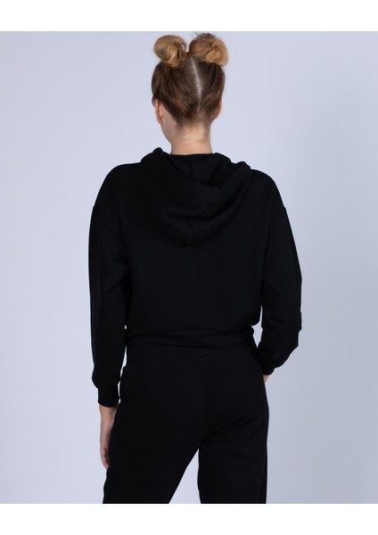 Logo 365 Dıgı Siyah Kadın Sweatshirt 341H3LW-005 fırsatları