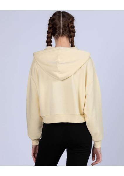 Logo 365 Digikadın Bej Eşofman Üst indirimleri