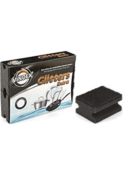 Siyah Bulaşik Süngeri 4'lü