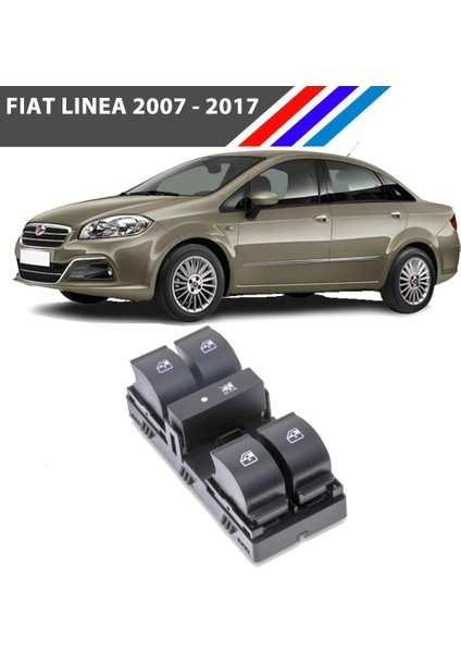 Fiat Linea Cam Açma Kumanda Düğmesi Sol Taraf Dörtlü 8 Pin fiyatları