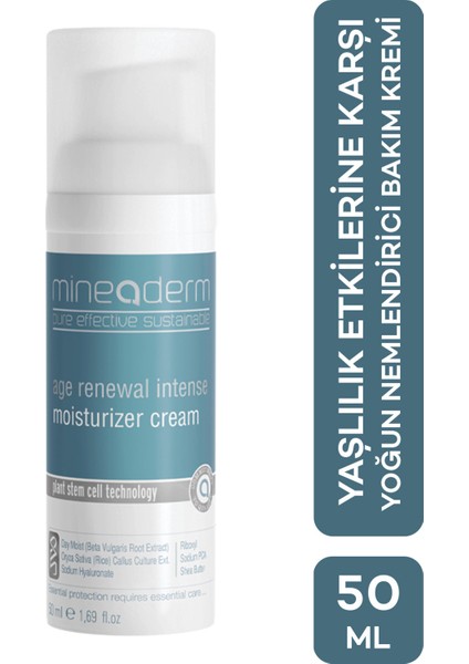 Yaşlılık Etki̇leri̇ne Karşıyoğun Nemlendi̇ri̇ci̇ Bakım Kremi̇/age Renewal Intense Moisturizer Cream