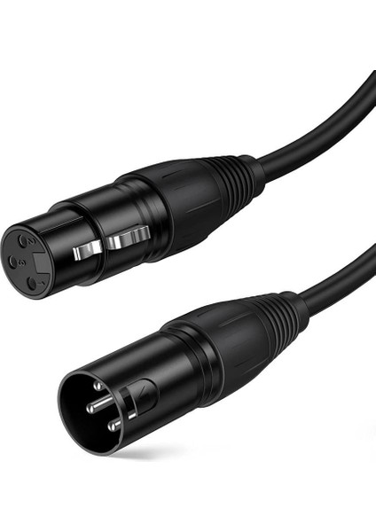Xlr Erkek - Dişi Kaliteli Mikrofon Kablosu 15 Metre