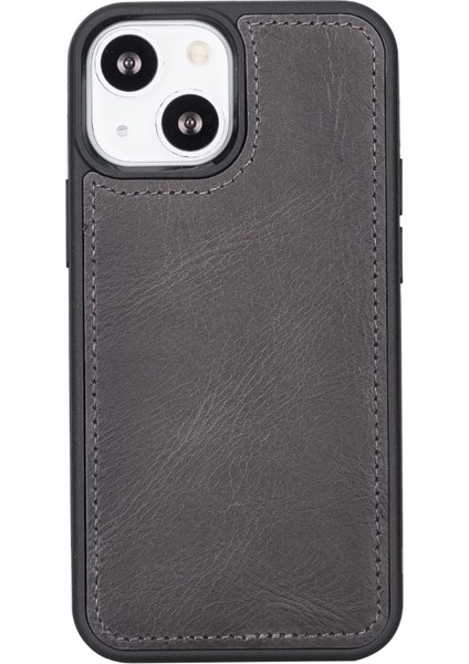 Apple iPhone 13 Mini Uyumlu Deri Cüzdanlı Kılıf Mwwn Tn1 Gri indirimleri