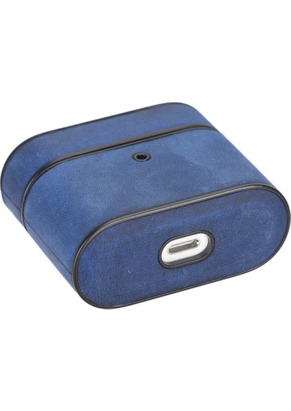 Casquet Apple Airpods 3.nesil Uyumlu Deri Kılıf G21 Mavi indirimleri