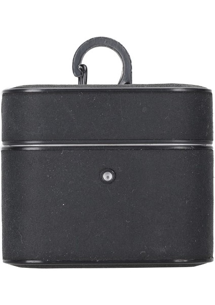 Casquet Apple Airpods 3.nesil Uyumlu Deri Kılıf G1 Siyah