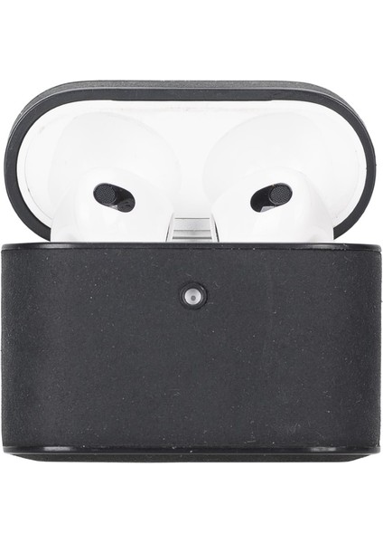 Casquet Apple Airpods 3.nesil Uyumlu Deri Kılıf G1 Siyah fırsatları