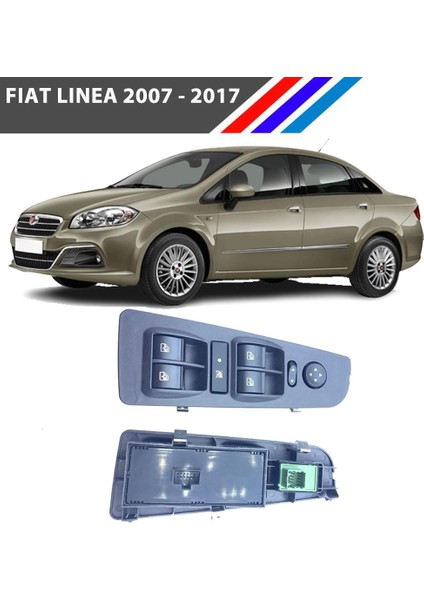 Fiat Linea Cam Açma Kumanda Düğmesi Çerçeveli 2007 - 2017