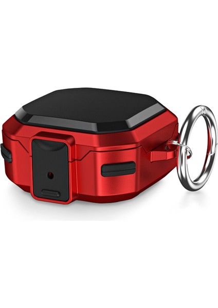 Galaxy Buds Live ile Uyumlu Kılıf Darbeye Dayanıklı Bungalow Sert Koruyucu Kılıf + Askılık