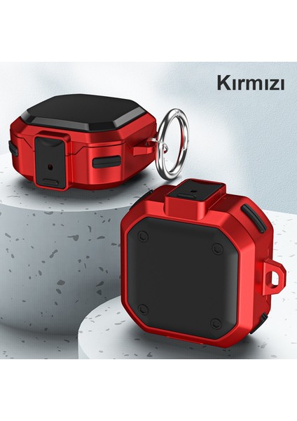 Galaxy Buds Live ile Uyumlu Kılıf Darbeye Dayanıklı Bungalow Sert Koruyucu Kılıf + Askılık fiyatları