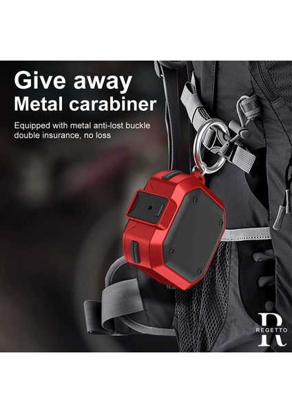 Galaxy Buds Live ile Uyumlu Kılıf Darbeye Dayanıklı Bungalow Sert Koruyucu Kılıf + Askılık fırsatları