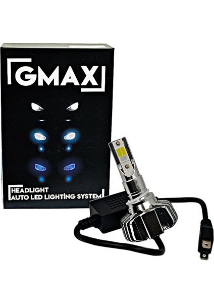 Gmax S400 3 Renk Çakarlı H7 Headlıght