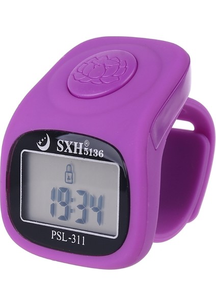 Dijital Sayaç Tesbihmatik - Mor (Yurt Dışından)