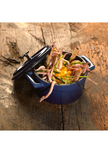 Döküm Yuvarlak Tencere. Trendy Çap(Ø) 12CM. - Siyah modelleri