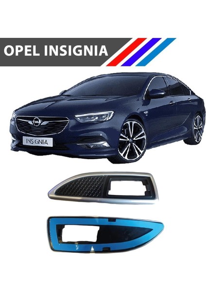 Opel Insignia Çamurluk Sinyal Çerçevesi Takım Krom Siyah