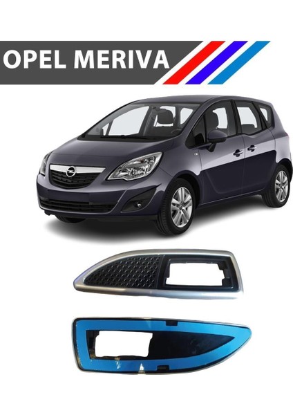 Opel Meriva Çamurluk Sinyal Çerçevesi Takım Krom Siyah