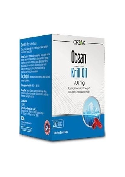 Ocean Krill Oil 30 Kapsül