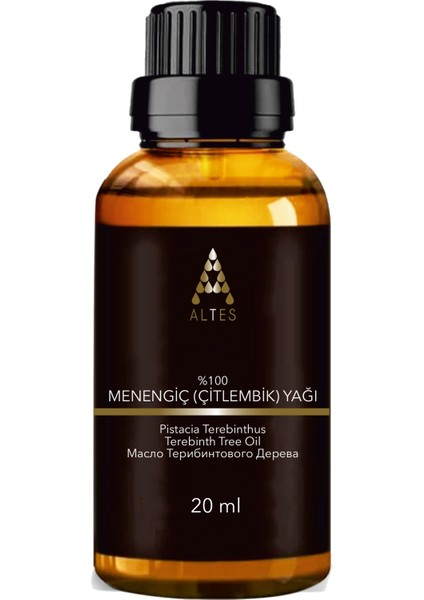 %100 Saf Menengiç (Bıttım) Yağı / Terebinth Tree Oil Soğuk Sıkım 20ML YM21MNG0101