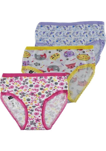 Kız Çocuk Empirme Slip Külot 0840 - 6 Adet