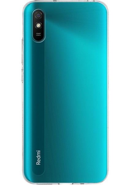 Xiaomi Redmi 9A Kapak 1mm Şeffaf Silikon Kılıf