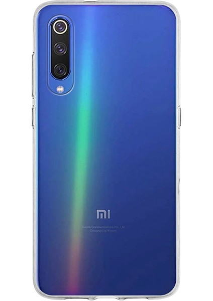 Xiaomi Mi 9 Kapak 1mm Şeffaf Silikon Kılıf