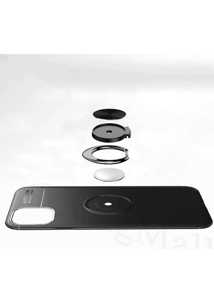 Apple iPhone 11 Kılıf Metal Yüzüklü Standlı Yumuşak Ravel Silikon Kapak indirimleri
