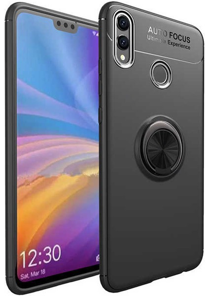 Huawei Honor 8c Kılıf Metal Yüzüklü Standlı Yumuşak Ravel Silikon Kapak fiyatları